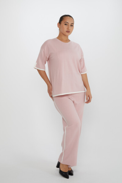 Abito Doppio Con Dettaglio Spacco, Rosa Chiaro - 31232 | KAZEE (set da 2 M-L) - KAZEE 