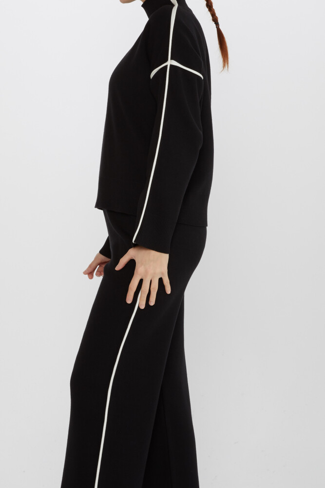 Abito Doppio Manica Lunga Nero - 31609 | KAZEE (Set di 3 S-M-L) - 3