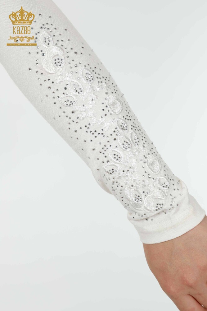 بلوزة نسائية - بنمط مورد - 79010 | كازي - 6