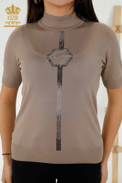 تريكو نسائي - موديل أمريكي - مينك - 16639 | كازي - 2