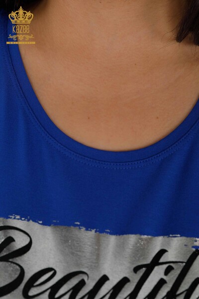 بلوزة نسائية - مزينة بنقشة جلد الفهد - 79012 | كازي - 9