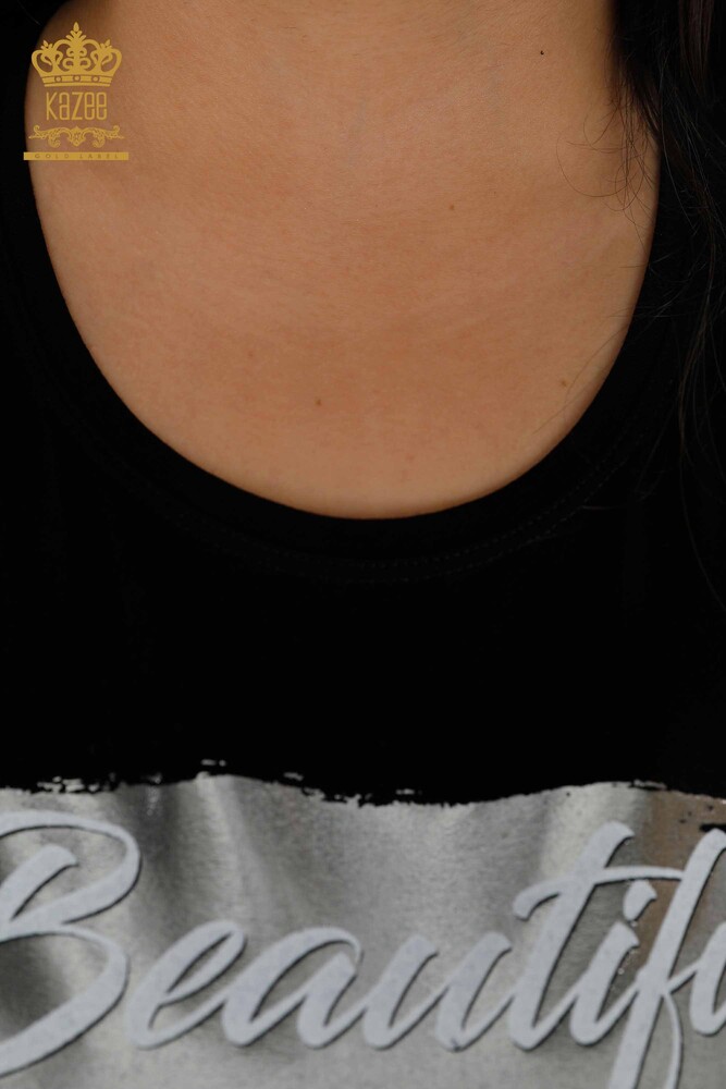 بلوزة نسائية - مزينة بنقشة جلد الفهد - 79012 | كازي - 14