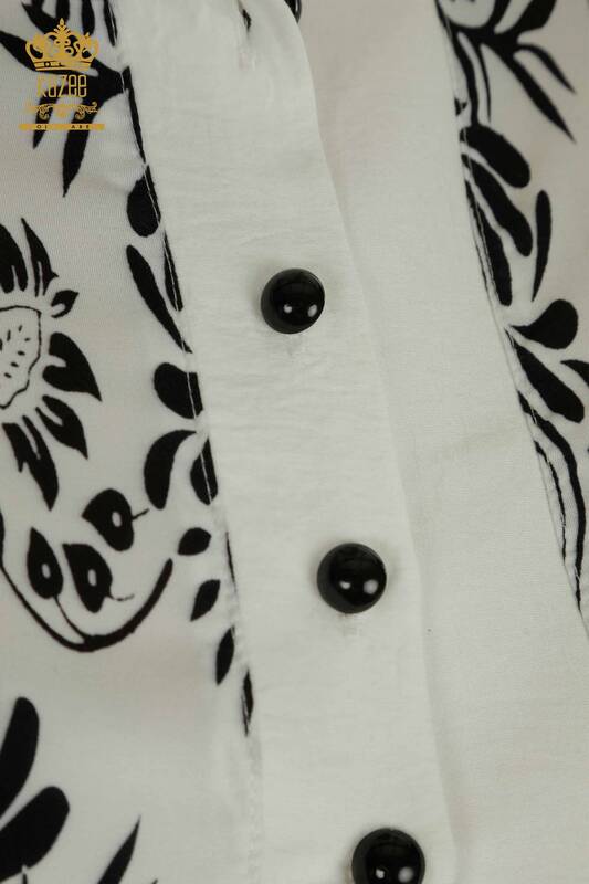 فستان نسائي بالجملة أسود مع تفاصيل ربطة الخصر - 2402-211682 | اس اند ام