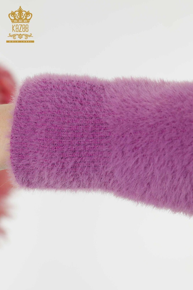 كارديجان نسائي - أنجورا - ليلكي غامق - 19099 | كازي - 5