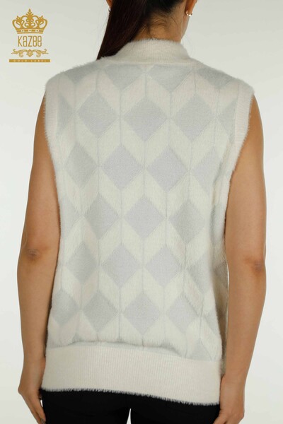 سترة صوفية نسائية بسحاب إكرو - 30211 | كازي - 6