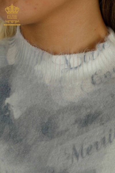 الجملة سترة تريكو نسائية أنجورا ديجيتال - 40031 | كازي - 5