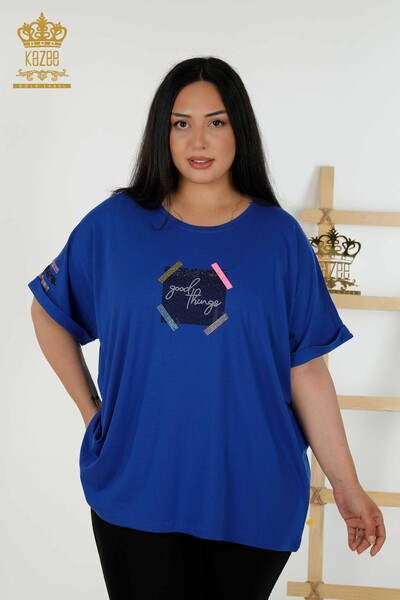 All'ingrosso Camicetta da donna - Manica corta - Saks - 79323 | KAZEE - 1