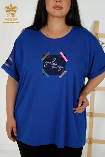 All'ingrosso Camicetta da donna - Manica corta - Saks - 79323 | KAZEE - 2