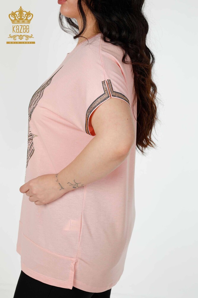 All'ingrosso Camicetta da donna - Tigre Modellato - cipria - 77601 | KAZEE - 5