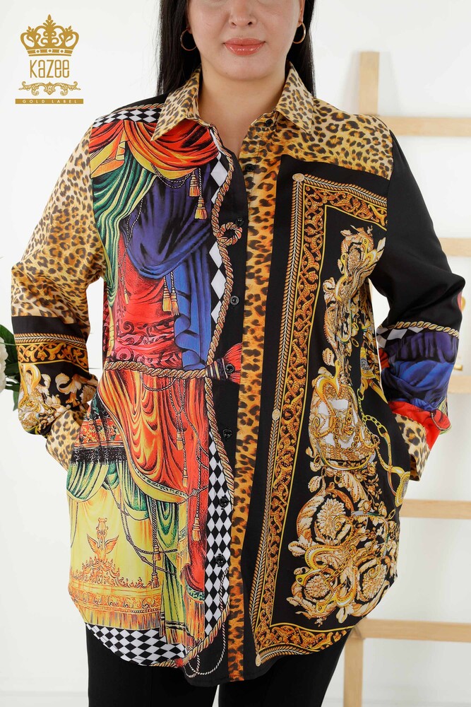 All'ingrosso Camicie da donna Pietra ricamata Digitale - 20357 | KAZEE - 2