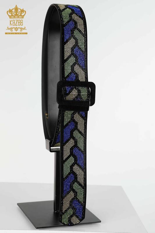All'ingrosso Cintura da donna - Pietra ricamata - Modellato - 524 | KAZEE