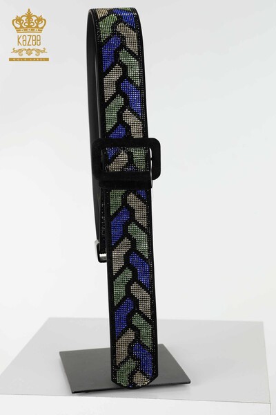 All'ingrosso Cintura da donna - Pietra ricamata - Modellato - 524 | KAZEE - Thumbnail