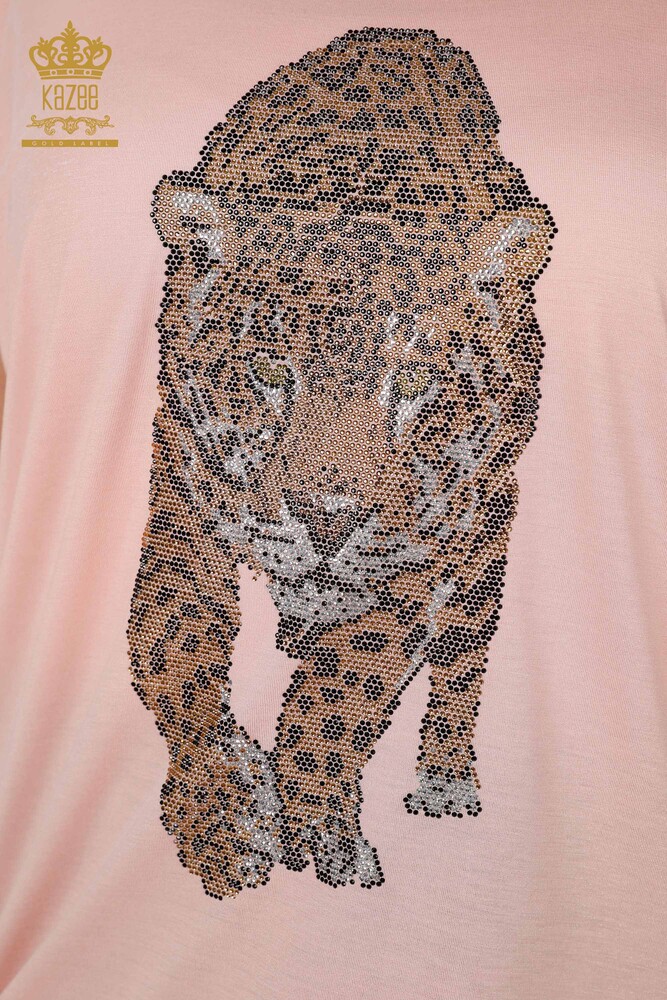All'ingrosso Camicetta da donna - Pietra ricamata - Cipria - 77604 | KAZEE - 3