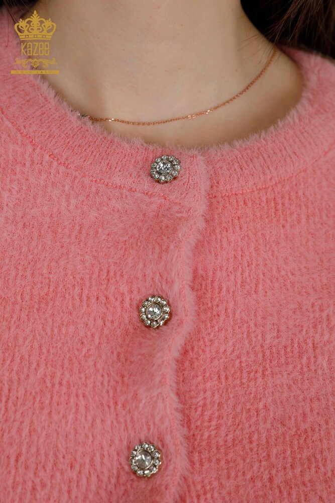 All'ingrosso Cardigan da donna in polvere d'angora - 19099 | KAZEE - 3