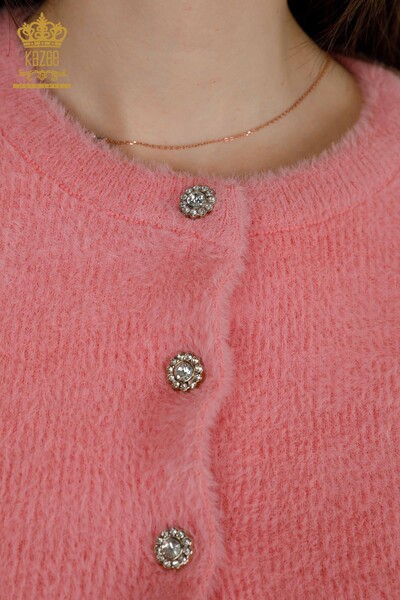 All'ingrosso Cardigan da donna in polvere d'angora - 19099 | KAZEE - 3