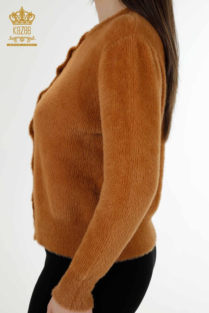 All'ingrosso Cardigan Donna Angora Marrone - 19099 | KAZEE - 4