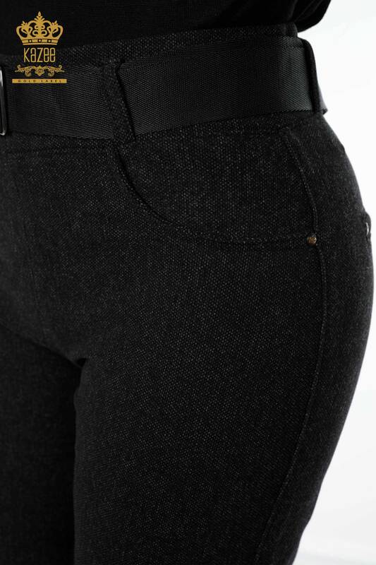 All'ingrosso Jeans da donna - Cintura - Nero - 3662 | KAZEE