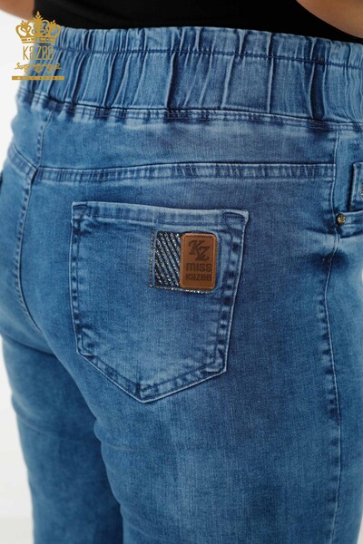 All'ingrosso Jeans da donna - Vita Elastico - Blu - 3698 | KAZEE - Thumbnail