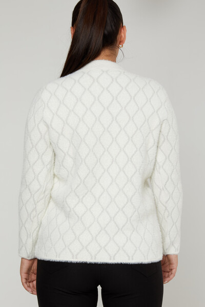 Angora Cardigan Glittery Ecru - 30817 | KAZEE (Set of 4 M-L-XL-2XL) - 4