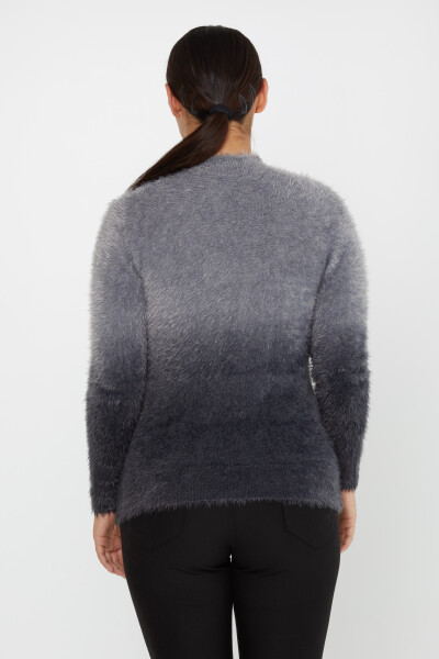 Angora-Strickware, zweifarbig, langärmlig, Schwarz – 31015 | KAZEE (3er Set S-M-L) - 5