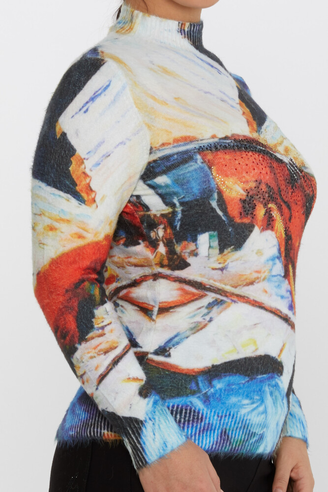 Ангорский трикотаж Цифровая печать Цифровая - 18960 | KAZEE(набор из 3 шт. S-M-L) - 4