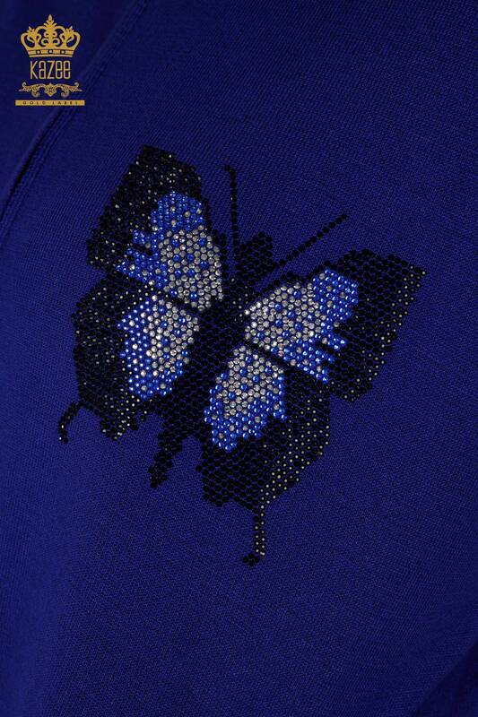En-gros Set de trening pentru femei Butterfly Pattern Saks - 16678 | KAZEE