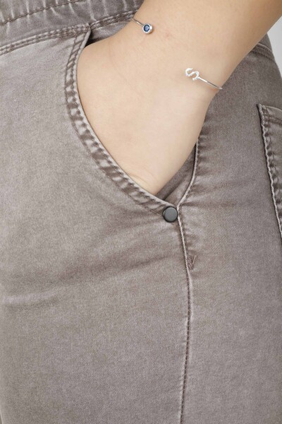 بنطلون مينك بربطة عنق - 3500 | كازي (مجموعة من 4 36-38-40-42) - 6