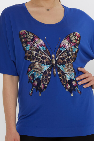 Blouse Butterfly Patterned Saks - 80046 | KAZEE (Set of 3 L-XL-2XL) - 3