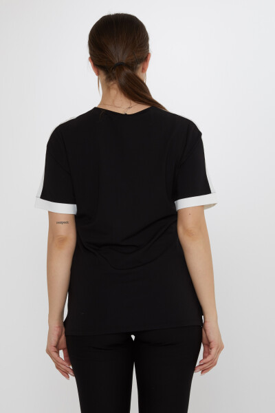 Blouse Short Sleeve Black - 80024 | KAZEE (Set of 3 M-L-XL) - 6