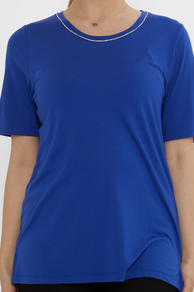 Blusa Cuello Detalle Piedra Saks - 80030 | KAZEE (Juego de 3 M-L-XL) - 3