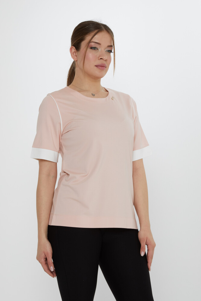 Blusa Cuello Redondo Polvo - 80028 | KAZEE (Juego de 3 M-L-XL) - 2