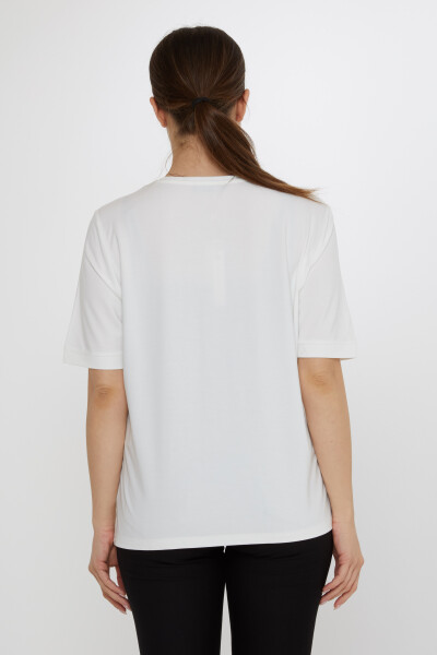 Blusa Cuello V Crudo - 80044 | KAZEE (Juego de 3 L-XL-2XL) - 6