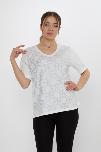 Blusa Cuello V Crudo - 80044 | KAZEE (Juego de 3 L-XL-2XL) - KAZEE (1)