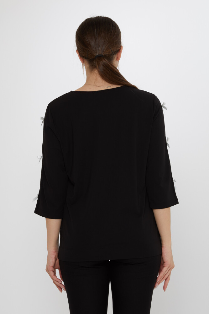Blusa Detalle Manga Lazo Negro - 80051 | KAZEE (Juego de 3 L-XL-2XL) - 5