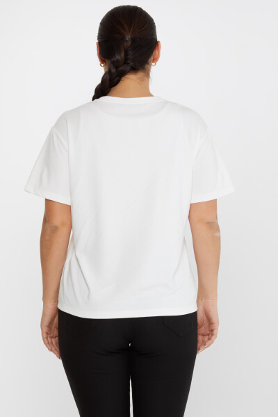 Blusa Estampada Pájaros Ecru - 79995 | KAZEE (Juego de 3 tallas M-L-XL) - 5