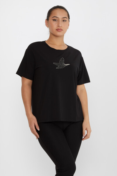 Blusa Estampado Pájaro Negro - 79995 | KAZEE (Juego de 3 tallas M-L-XL) - 2
