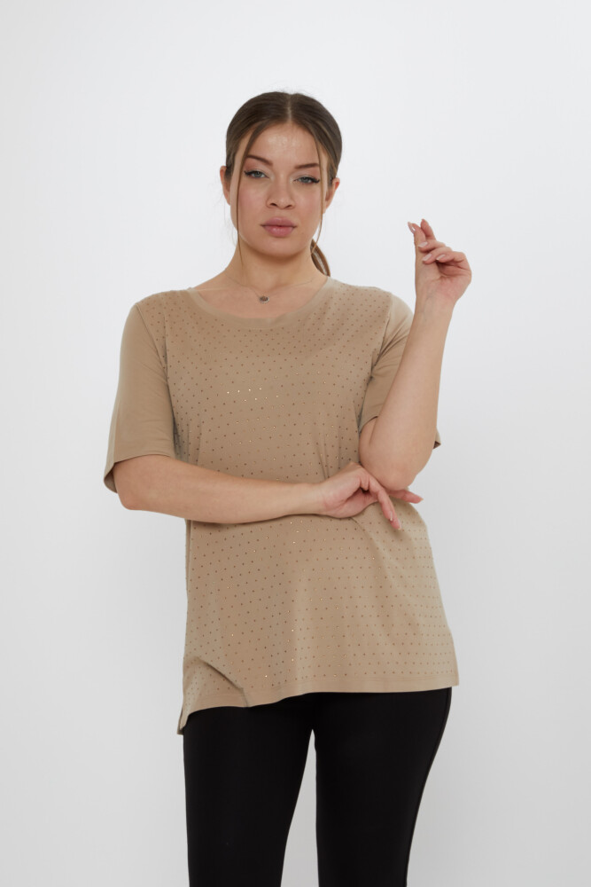 Blusa Manga Corta Beige - 80033 | KAZEE (Juego de 3 M-L-XL) - 1