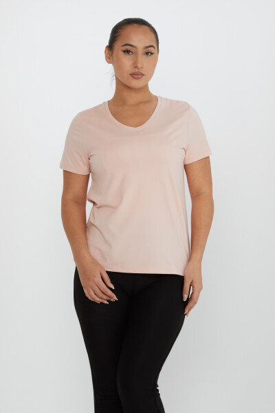 Blusa Piedra Bordada Polvo - 80014 | KAZEE (juego de 3 tallas S, M y L) 