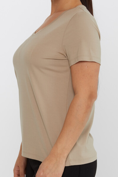 Blusa Piedra Bordada Visón - 80014 | KAZEE (juego de 3 tallas S, M y L) - 4