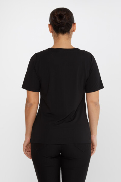 Blusa Stella Bottonata Nera - 80061 | KAZEE (Set di 3 M-L-XL) - 5