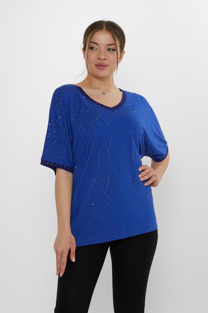 Bluse mit Glitzerdetails Saxe - 80001 | KAZEE (3er-Set L-XL-2XL) - 2