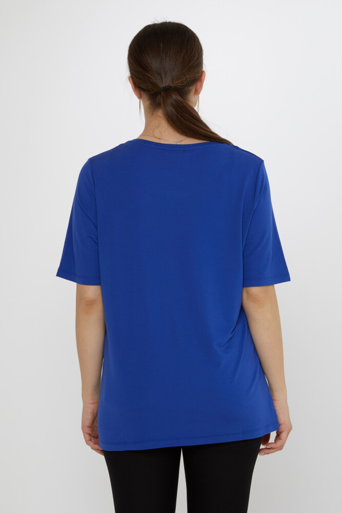 Блуза Сакс с каменным узором - 80078 | KAZEE (набор из 3 шт. L-XL-2XL) - 5