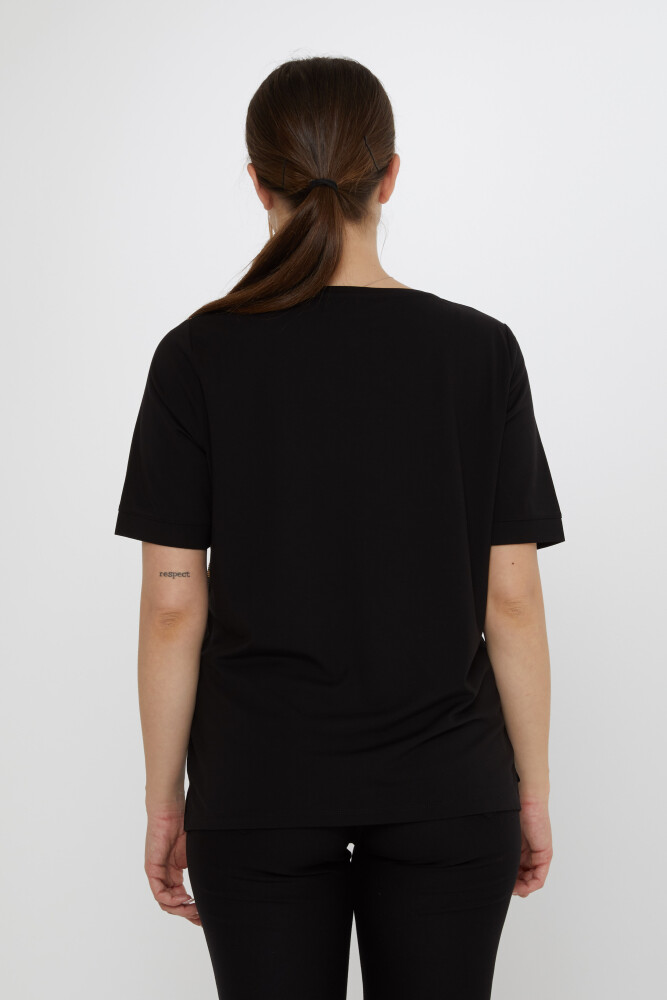 Bluzka Leopard Stone Black - 80047 | KAZEE (Zestaw 3 sztuk L-XL-2XL) - 6