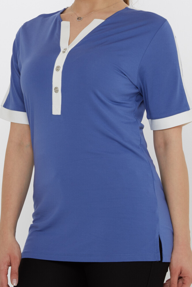 Bluzka z krótkim rękawem Indigo - 80024 | KAZEE (zestaw 3 sztuk M-L-XL) - 5