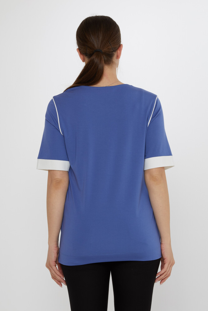 Bluzka z okrągłym dekoltem Indigo - 80028 | KAZEE (zestaw 3 sztuk M-L-XL) - 6