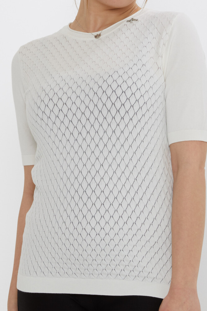 Broche de cinta para suéter de punto en color crudo - 31815 | KAZEE (Juego de 3 L-XL-2XL) - 3