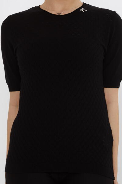 Broche de cinta para suéter de punto negro - 31815 | KAZEE (Juego de 3 L-XL-2XL) - 4