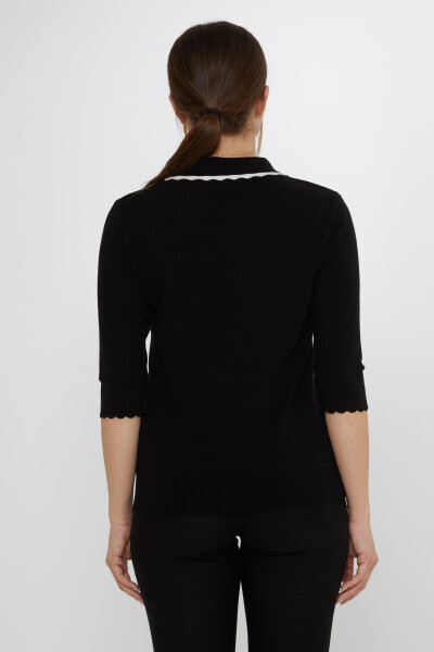 Broszka sweterkowa w kształcie łabędzia w kolorze czarno-ecru - 31814 | KAZEE (zestaw 3 sztuk M-L-XL) - 5