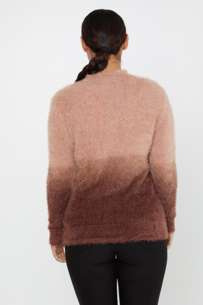 Tricot Angora Bicolore Manches Longues Café - 31015 | KAZEE (Lot de 3 S-M-L) - 5