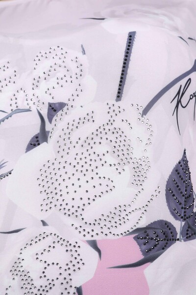 All'ingrosso Camicetta da donna - Stampa digitale - Motivo rosa - 12011 | KAZEE - Thumbnail